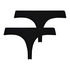 2 Micro thongs Kim, Black
