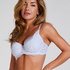 Daisy Padded Underwired Bra, Purple