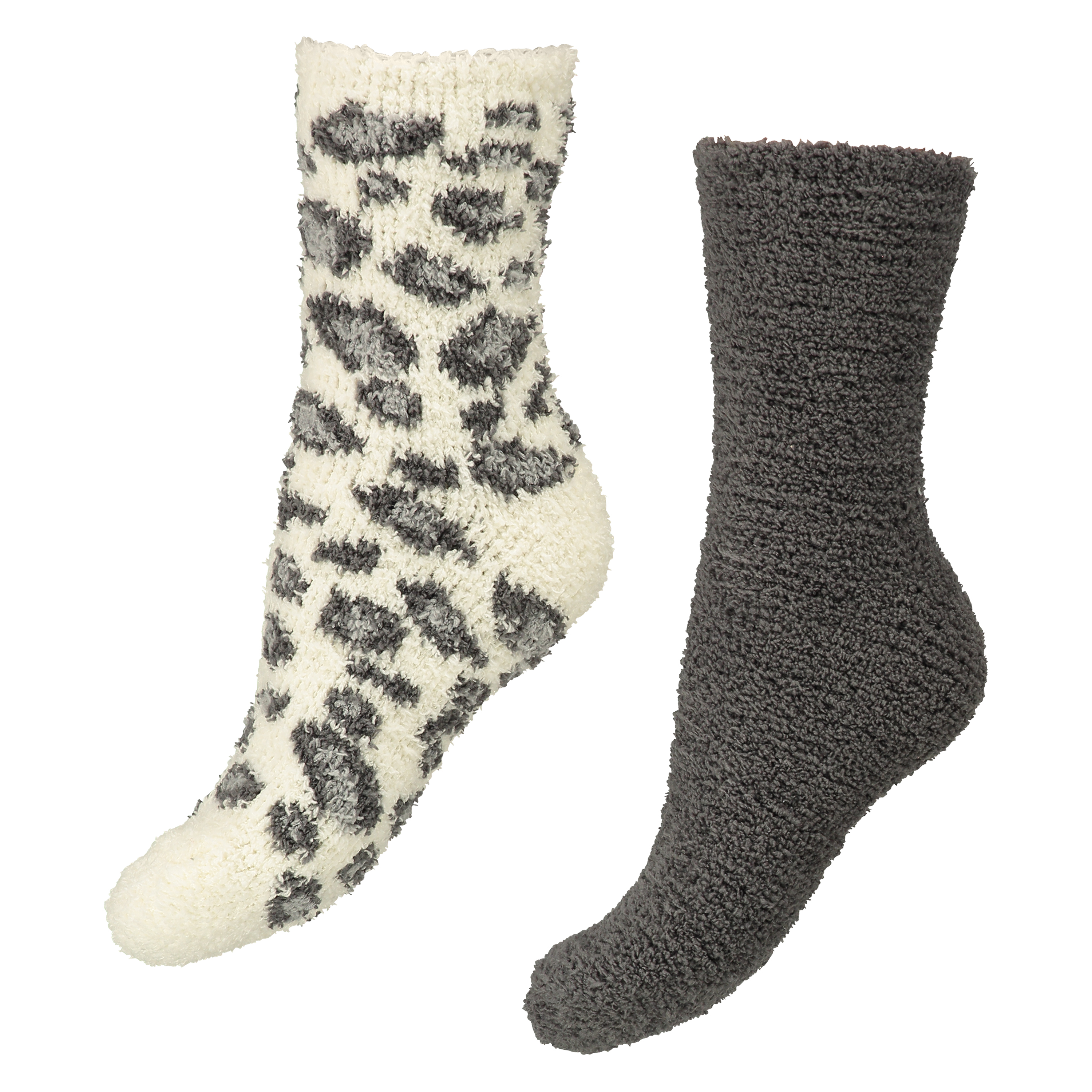 2 Pairs of Socks, Gray, main