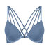 Molly Padded Underwired Push-Up Bra, Blue
