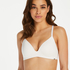 Mona padded non-underwired bra, White