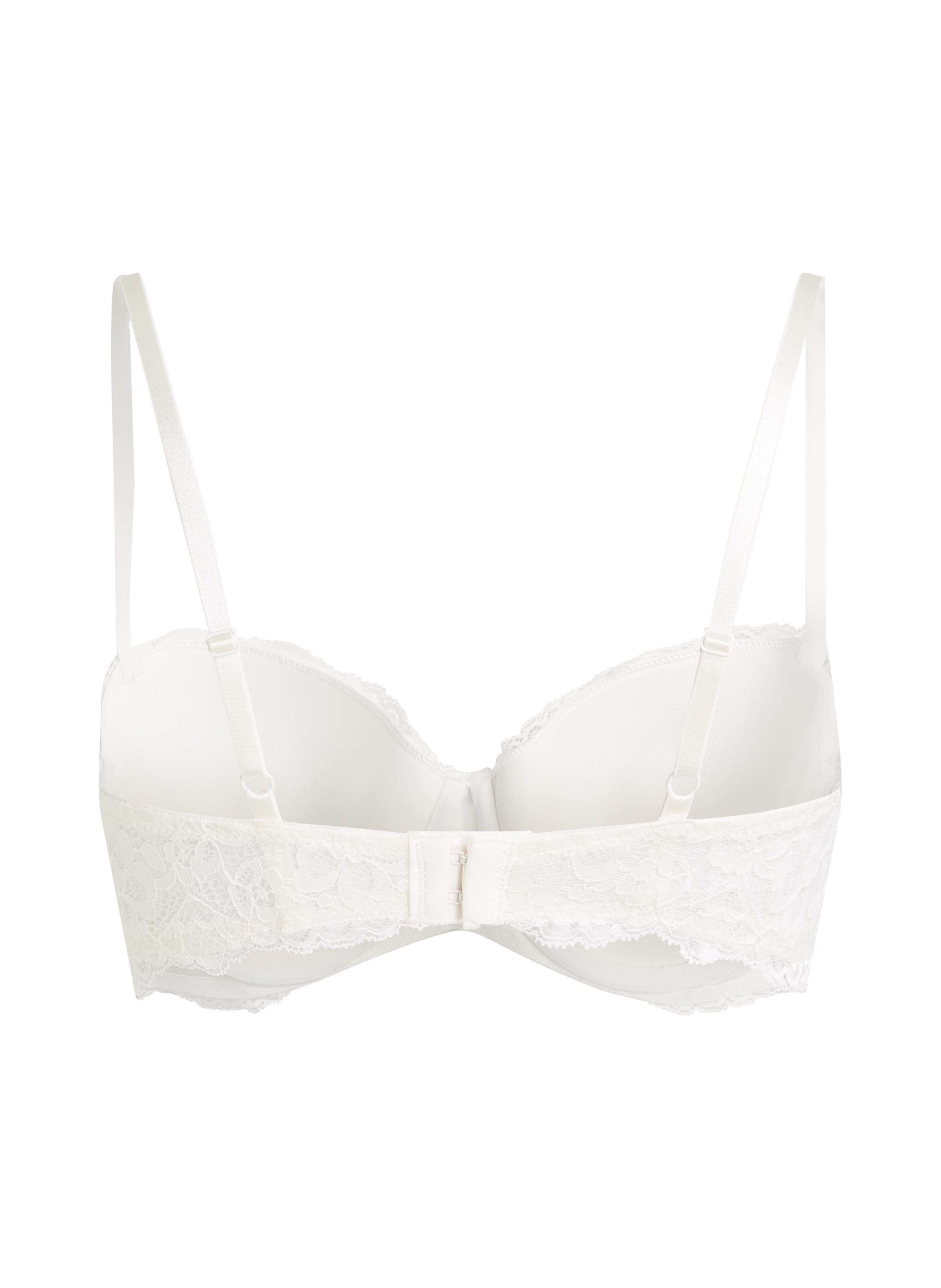 Marine Padded Underwired Bra, White, main