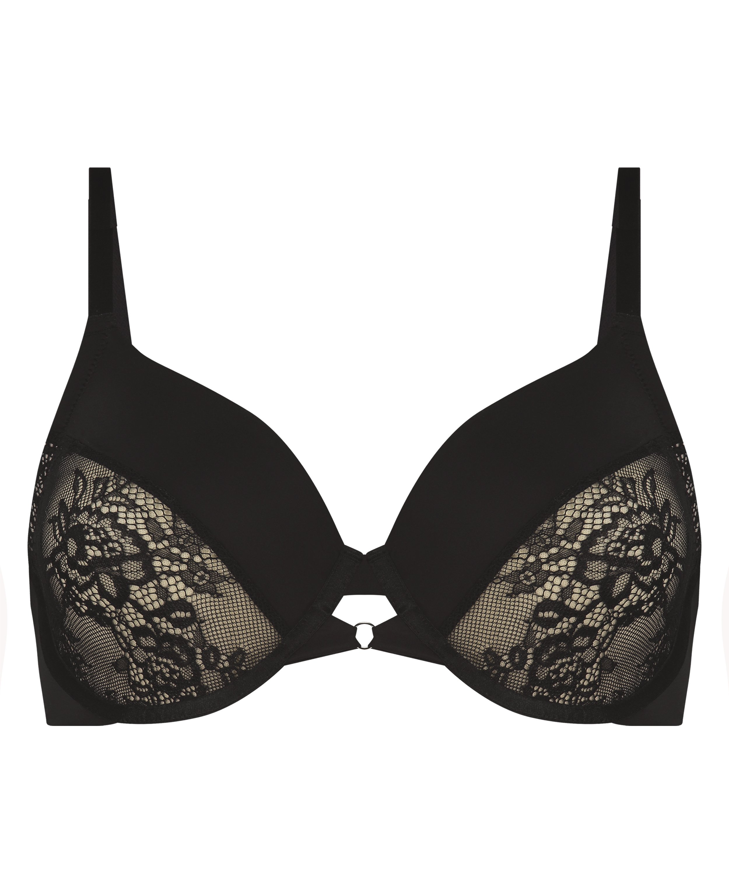 Lea Non-Padded Underwired Bra, Black, main