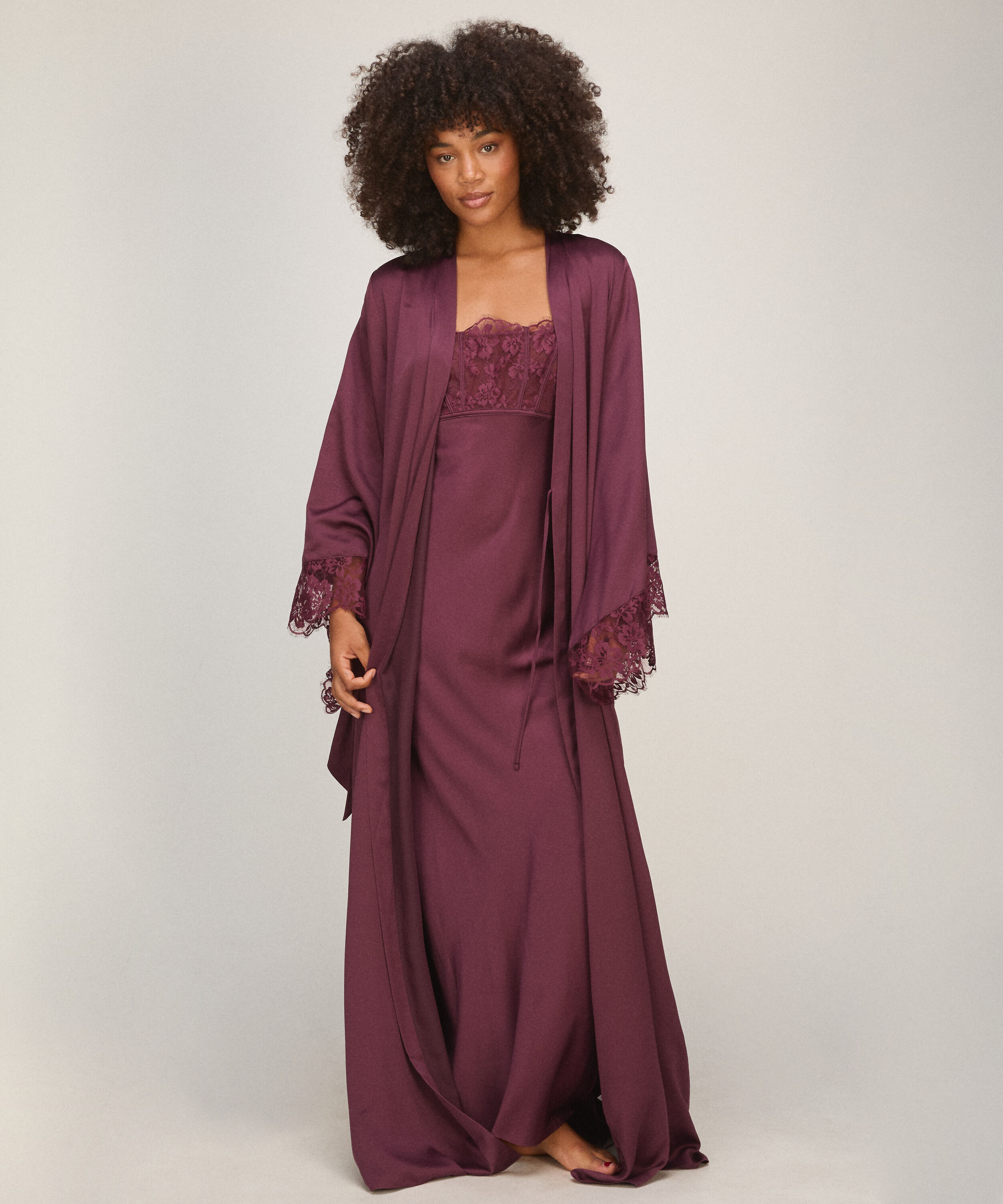Long Kimono Lana, Purple