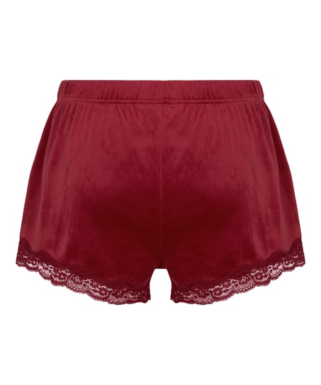 Pyjama Short Velours , Red