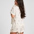 Pyjama Short Satin, White