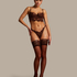 15 Denier Hold-Ups Backseam, Brown