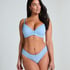 Lola Padded Non-Wired Bra, Blue