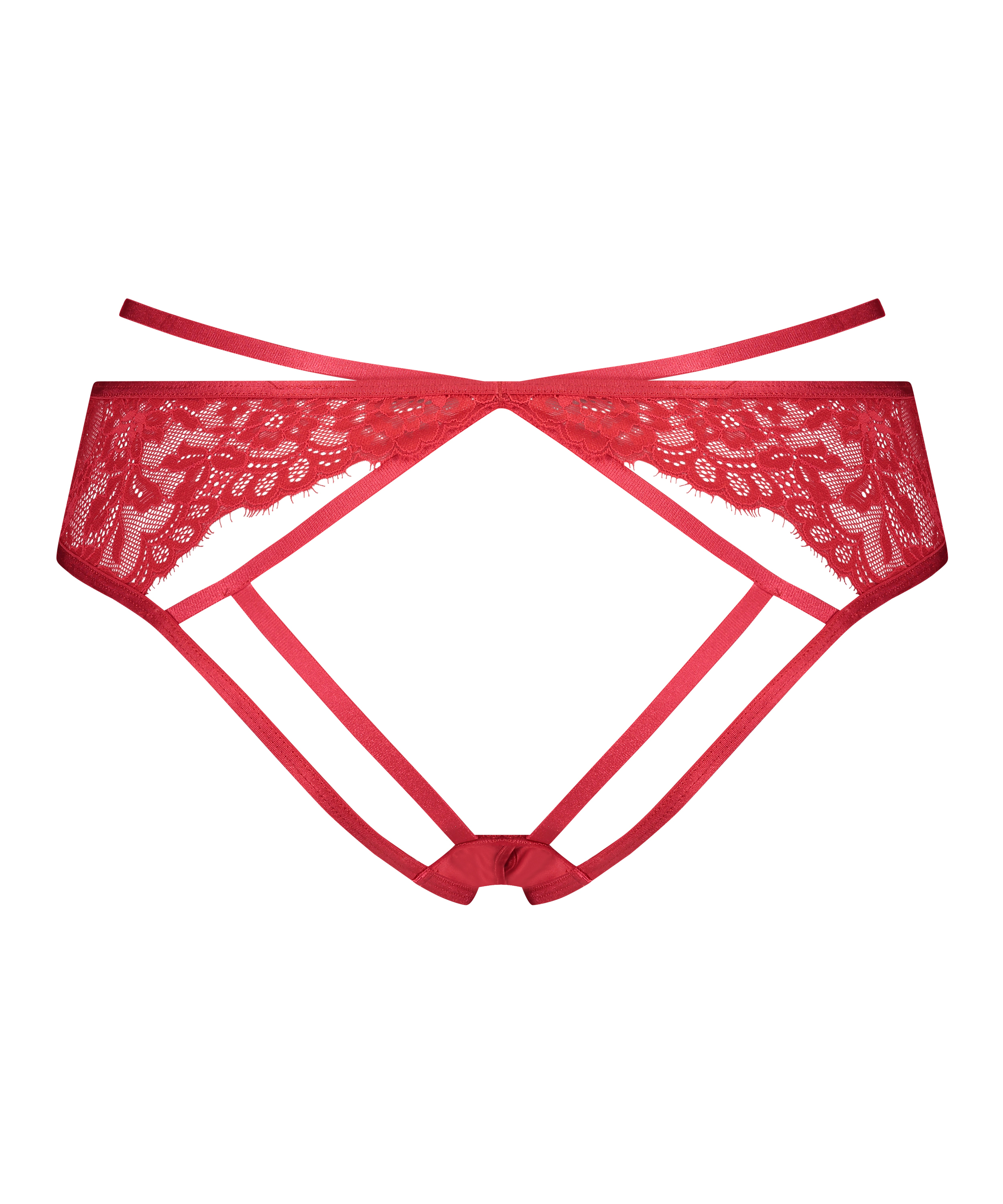 Iggy Brazilian with open crotch, Red, main