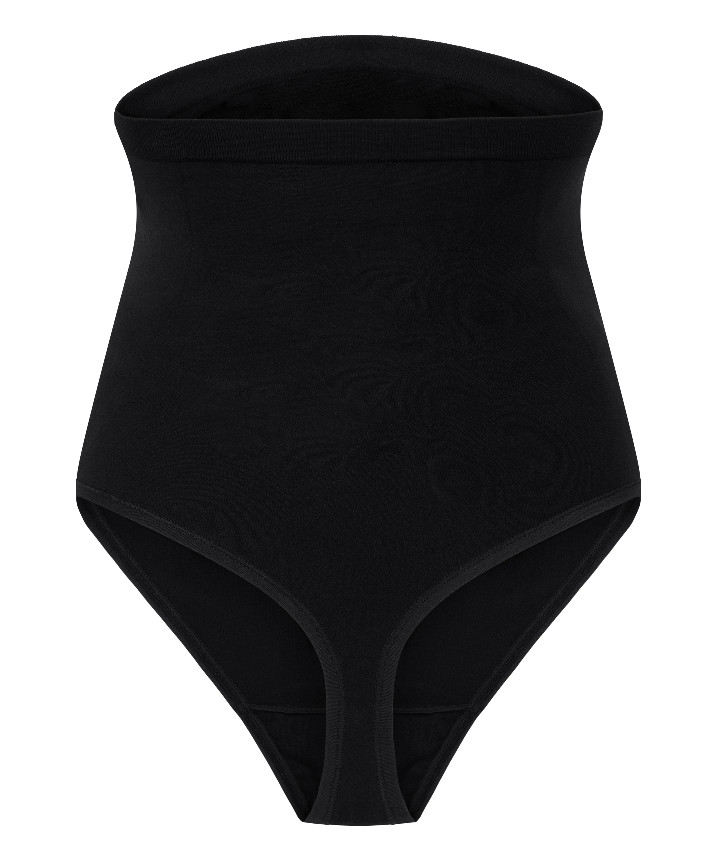 Seamless Maternity Thong, Black, main