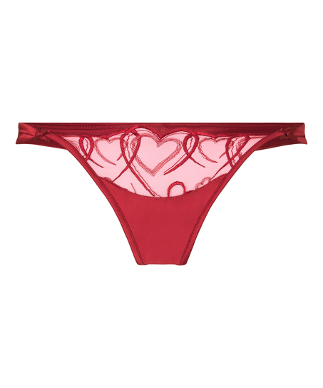Olivia Highleg Thong, Red