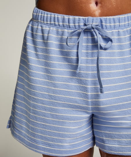 Cotton shorts, Blue