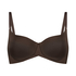 Smooth Padded Underwired Bra, Brown