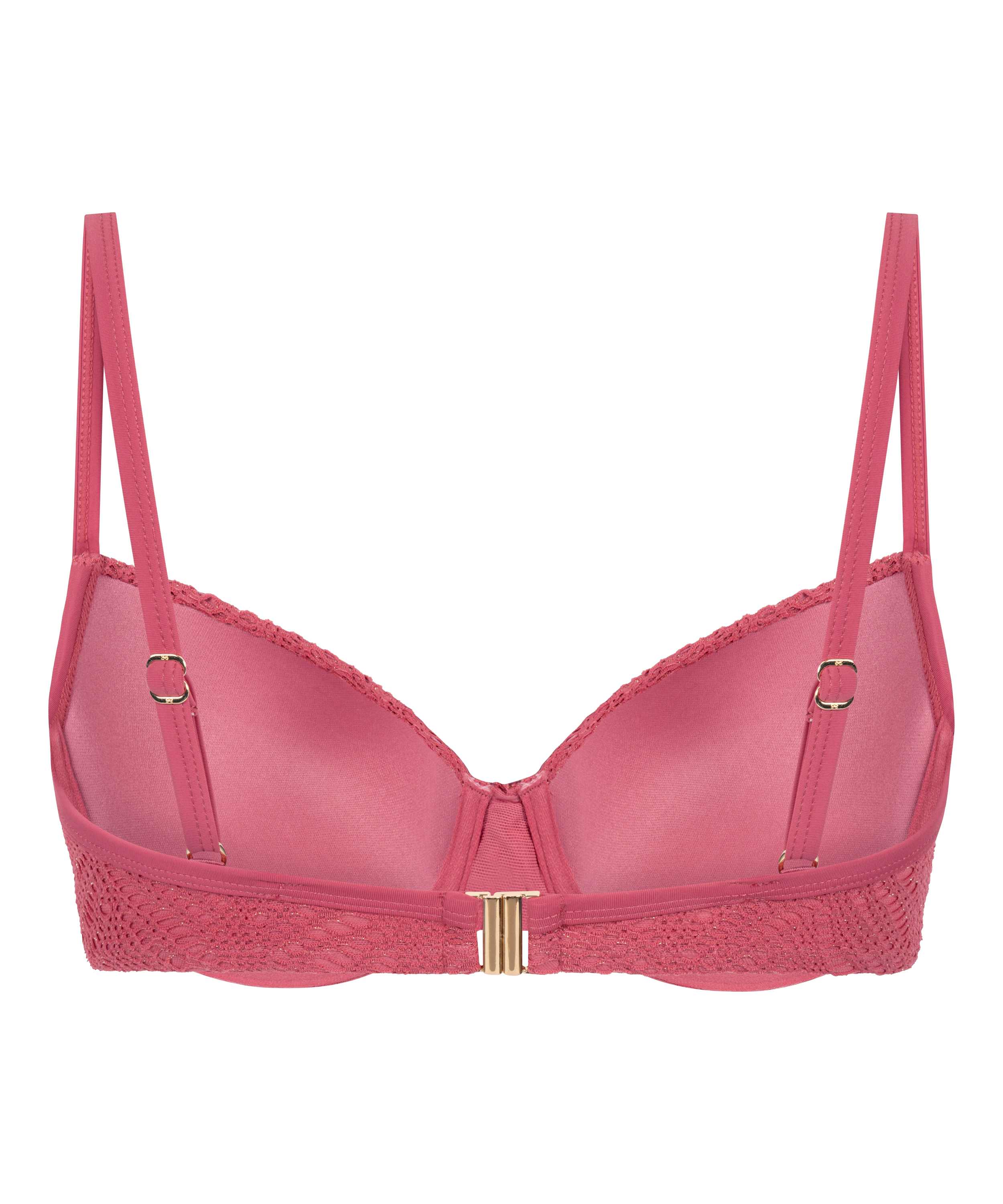Lanai Padded Underwired Bikini Top, Pink, main