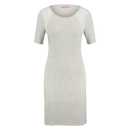 Round Neck Nightshirt, Gray