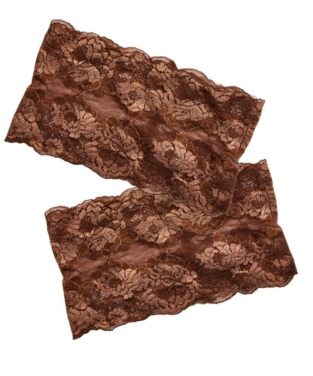 Lace Thigh Bands, Brown