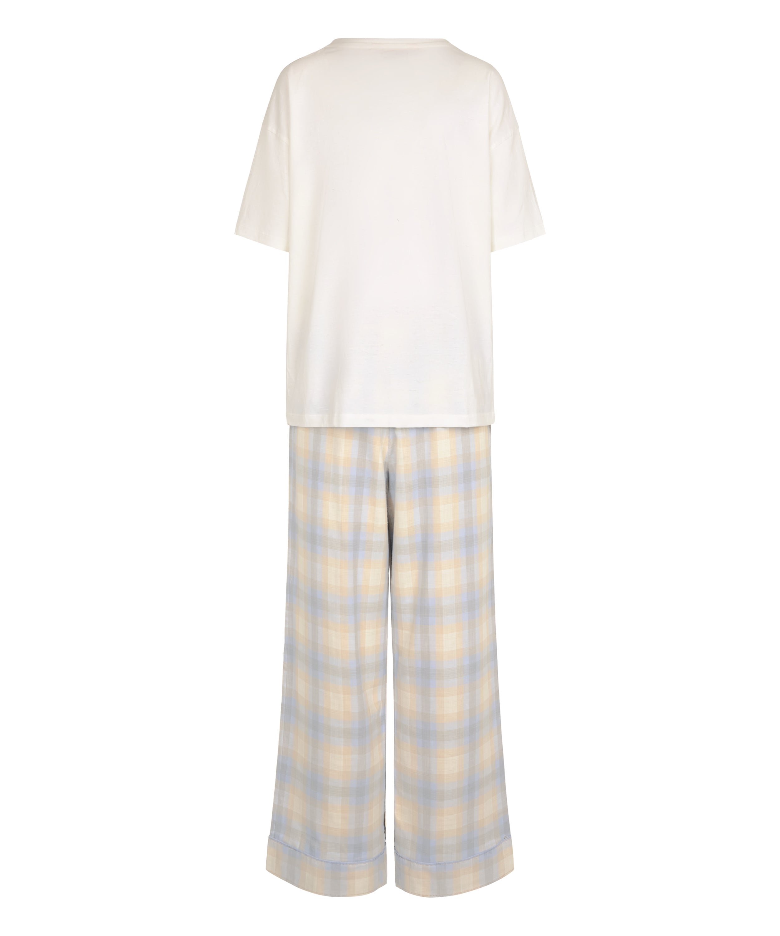 Pyjama Set Check, Blue, main