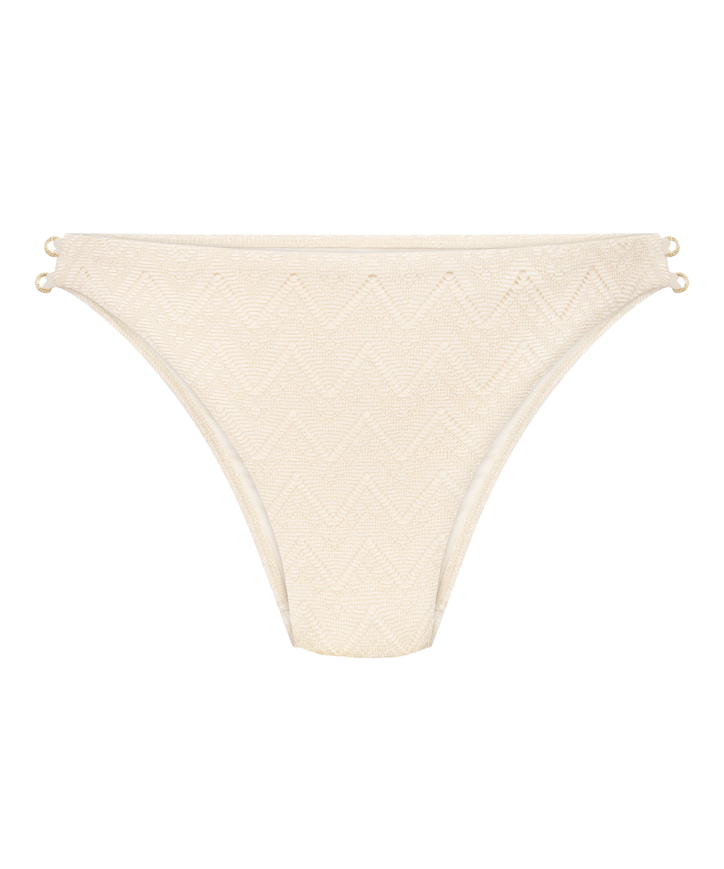 Crochet Bikini Bottoms, White