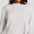 Pyjama Top Pointelle, Beige