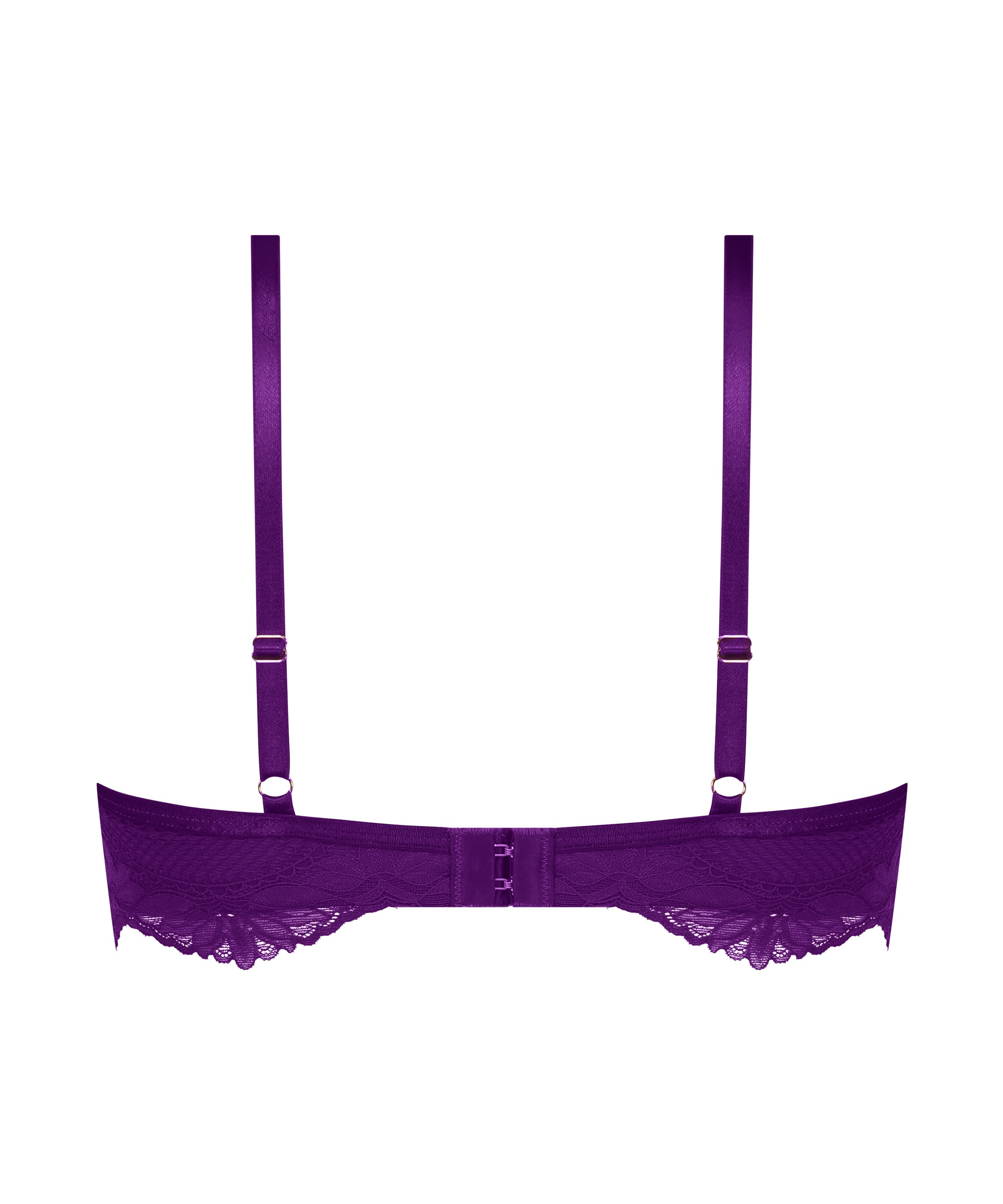 Half-Padded Cup Underwired Bra Belladonna, Purple, main