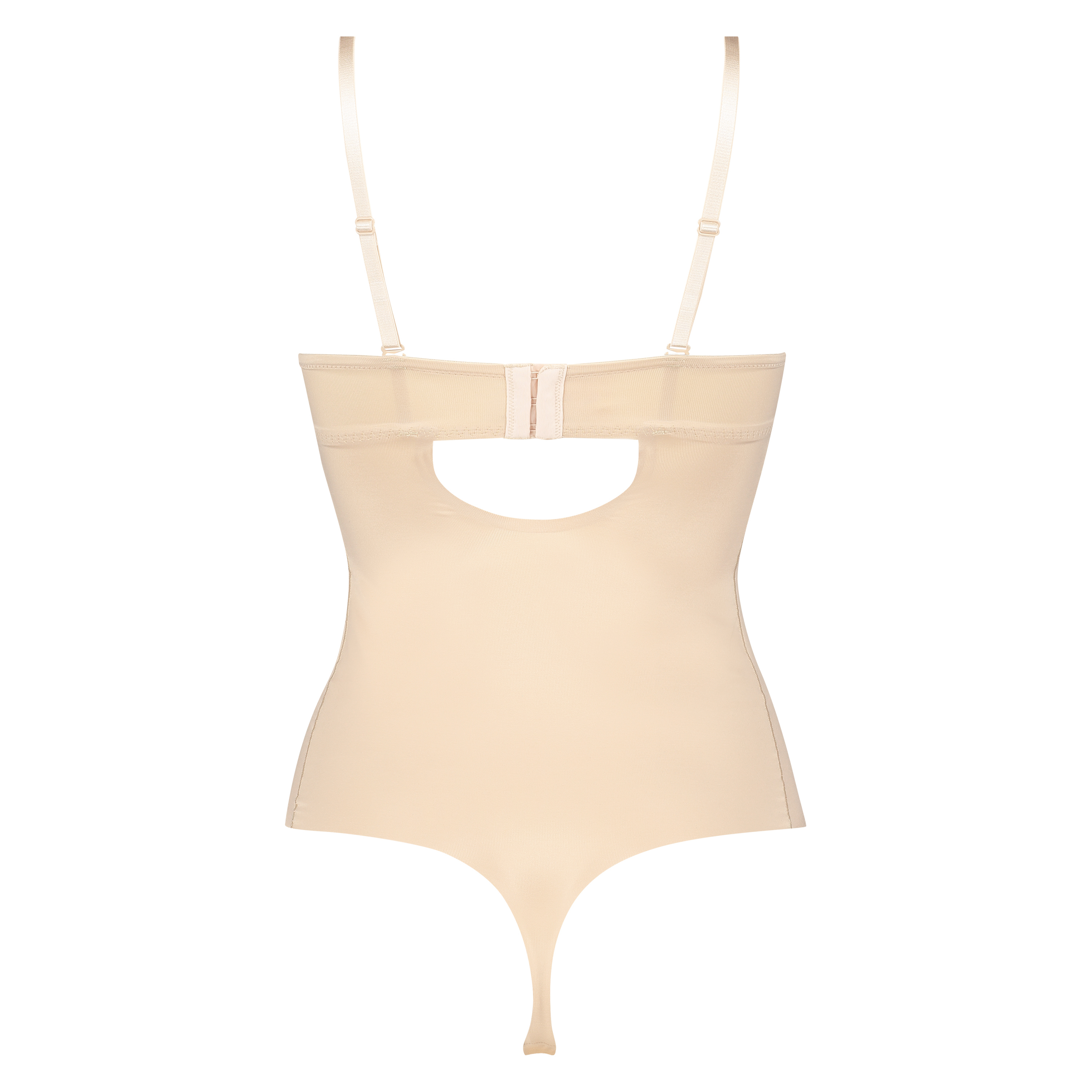 Sculpting body with padded cups, Beige, main