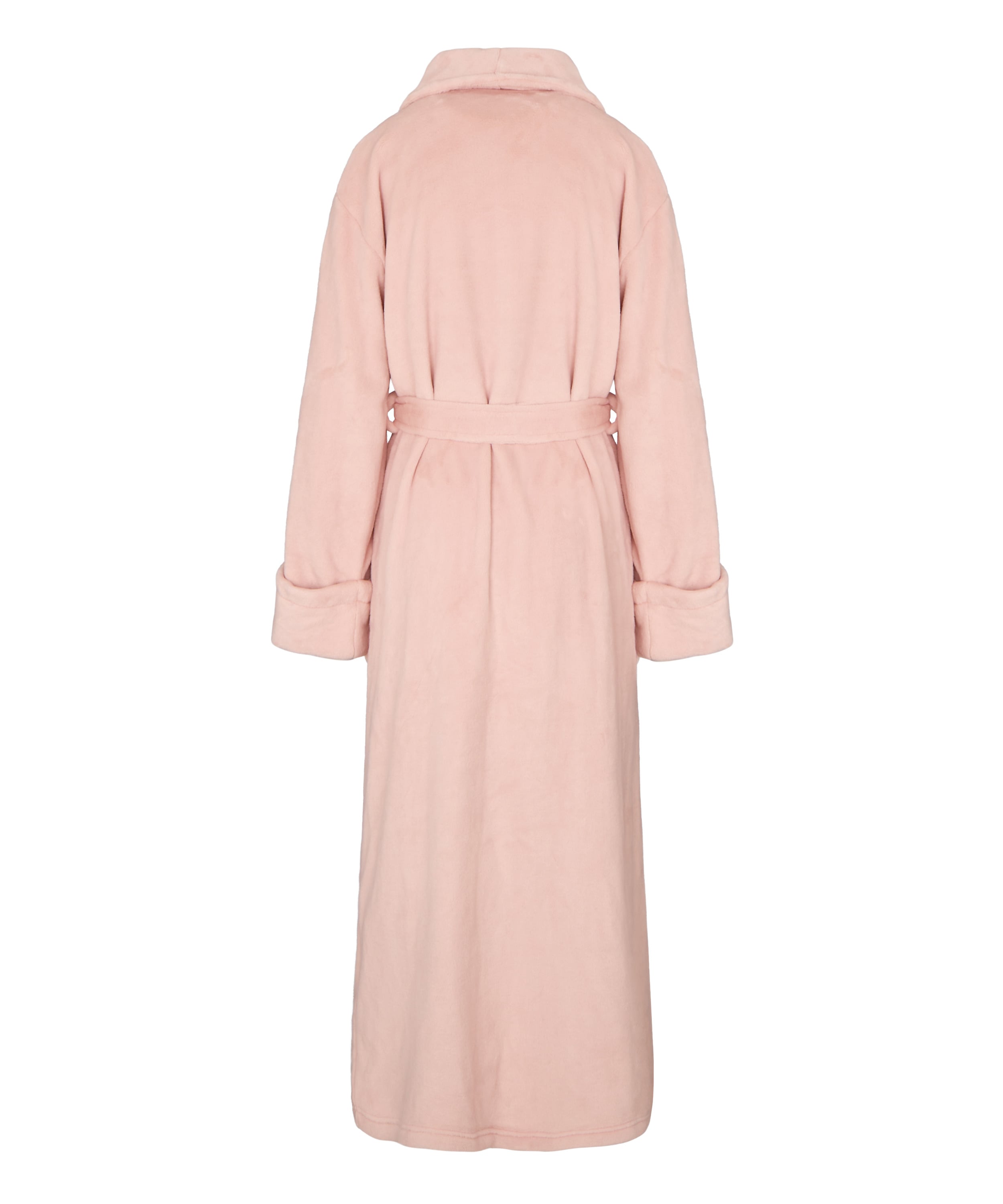 Soft Fleece Bathrobe, Pink, main