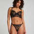 Mila Non-Padded Longline Underwired Bra, Black
