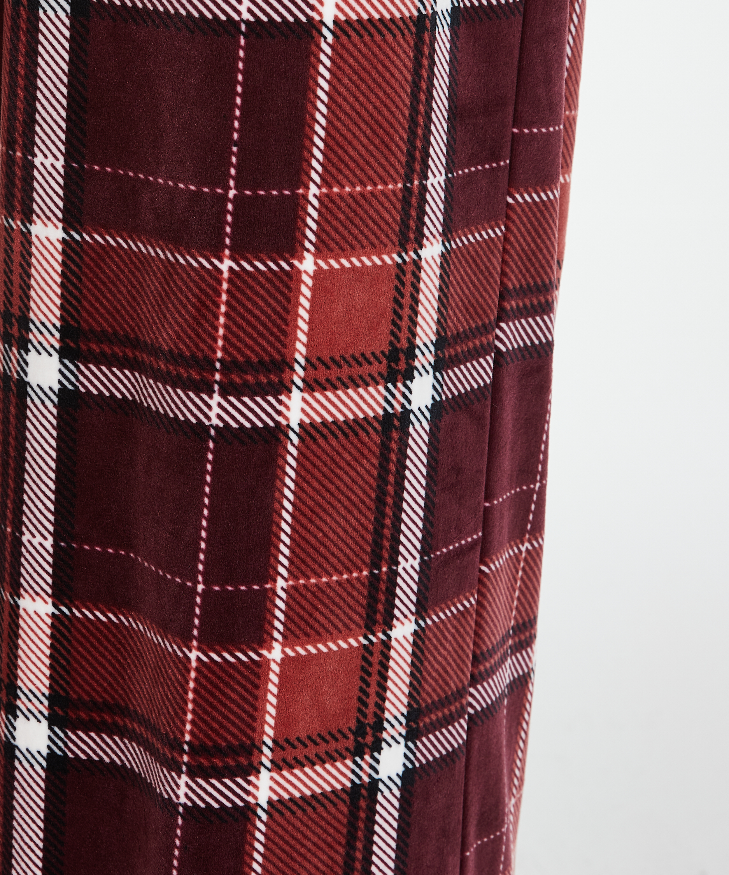 Velours Pyjama Bottoms, Purple, main