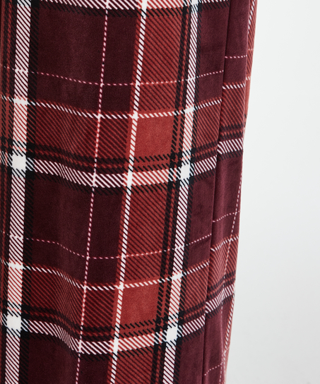 Velours Pyjama Bottoms, Purple