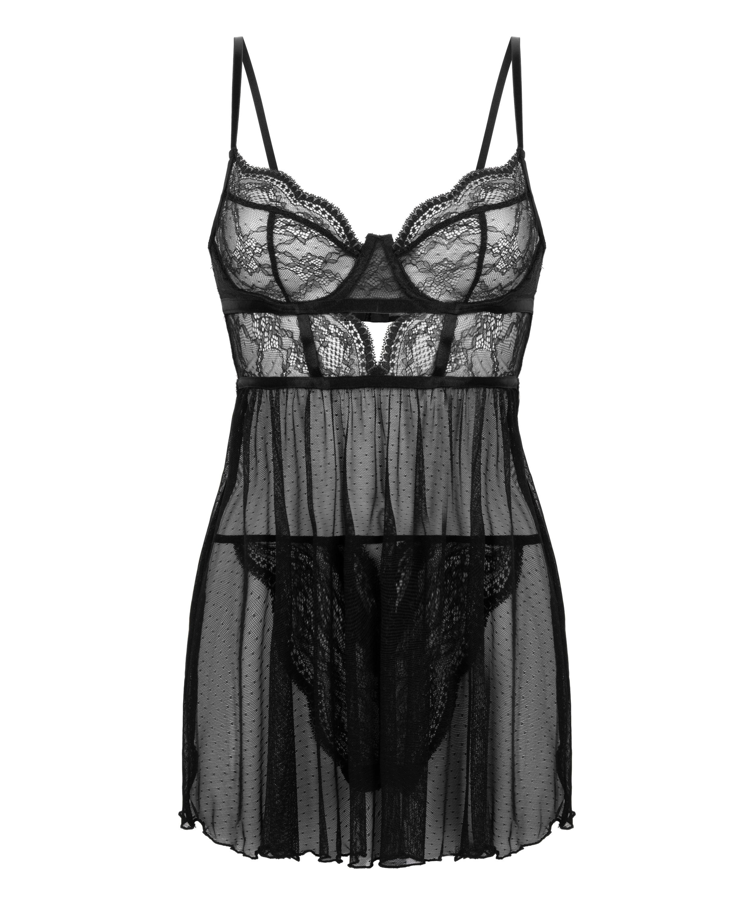 Isabelle Babydoll, Black, main
