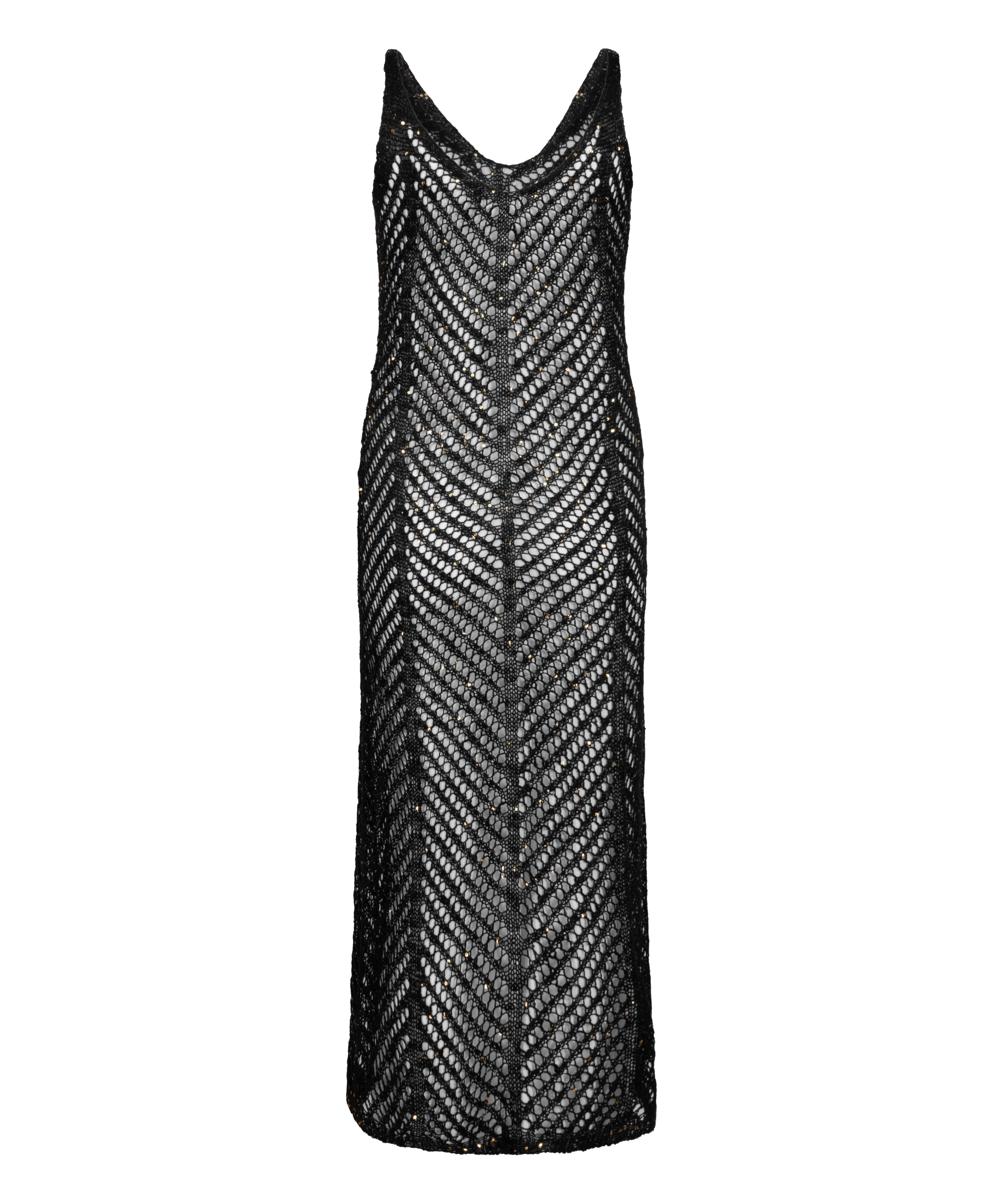 Sequin Dress, Black, main