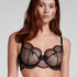Ruby Non-Padded Underwired Bra, Black