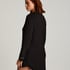 Essential Jersey Shirtdress, Black