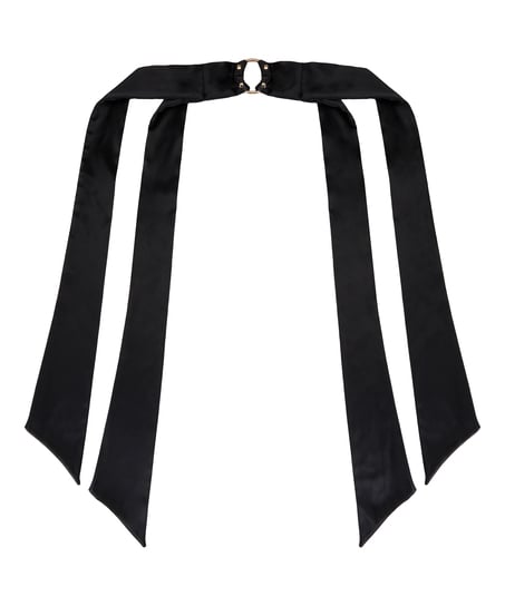 Satin Wrist Ties, Black