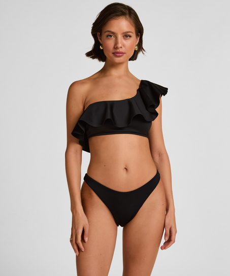 Highleg Bikini Bottom Malibu, Black