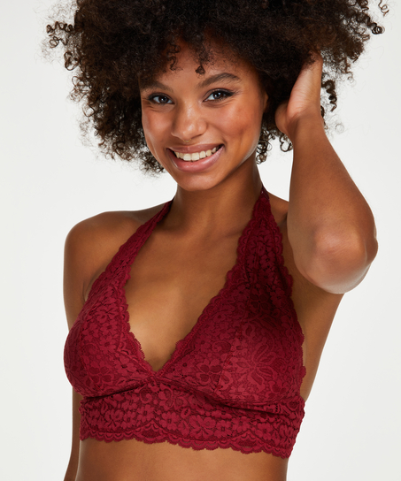Rose Bralette, Red