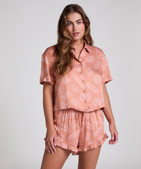 Pyjama Top, Beige