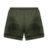 Velvet shorts, Green