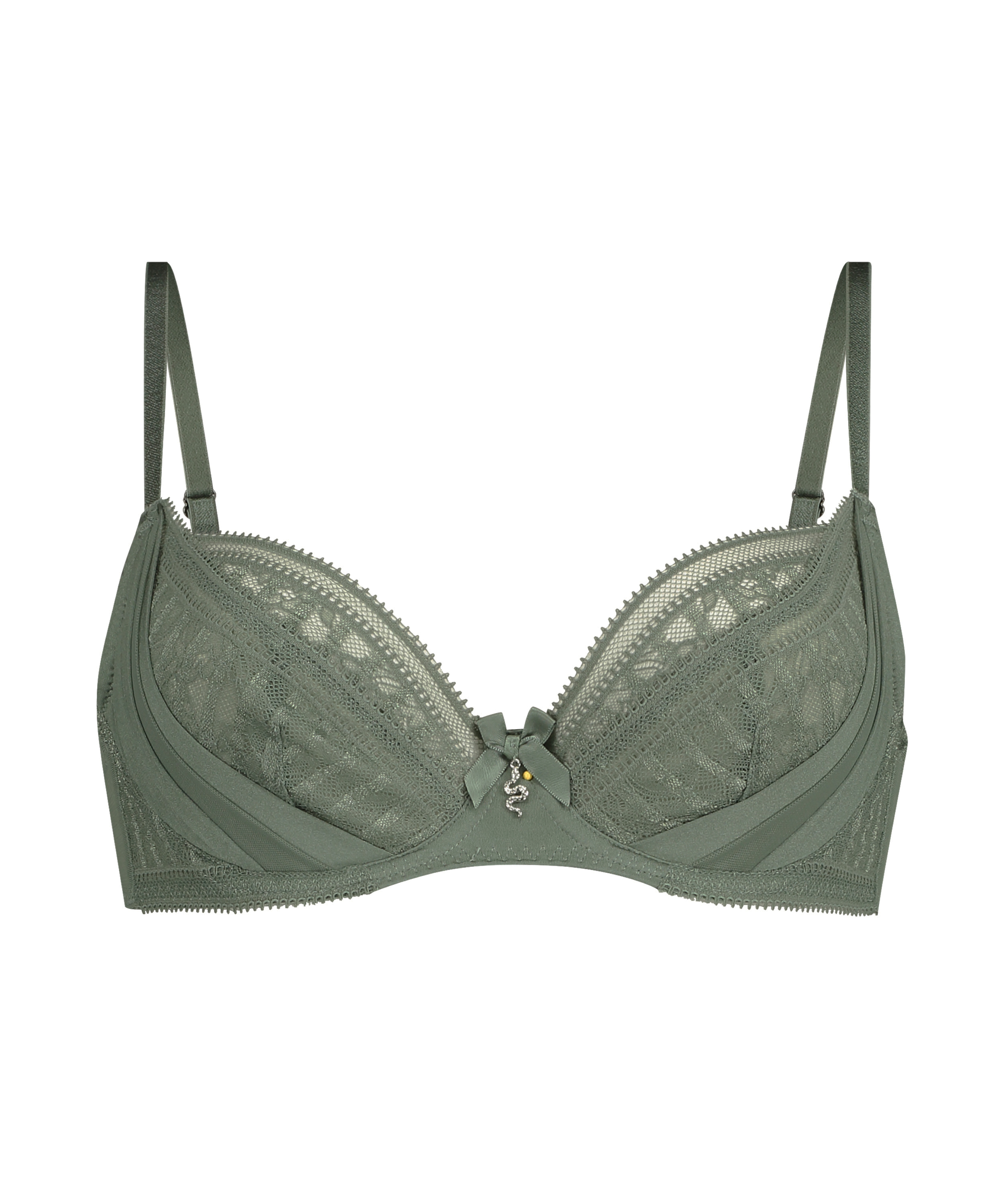 Kriss non-padded underwired bra I AM Danielle, Green, main