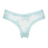 V-shaped Brazilian knickers mesh, Blue