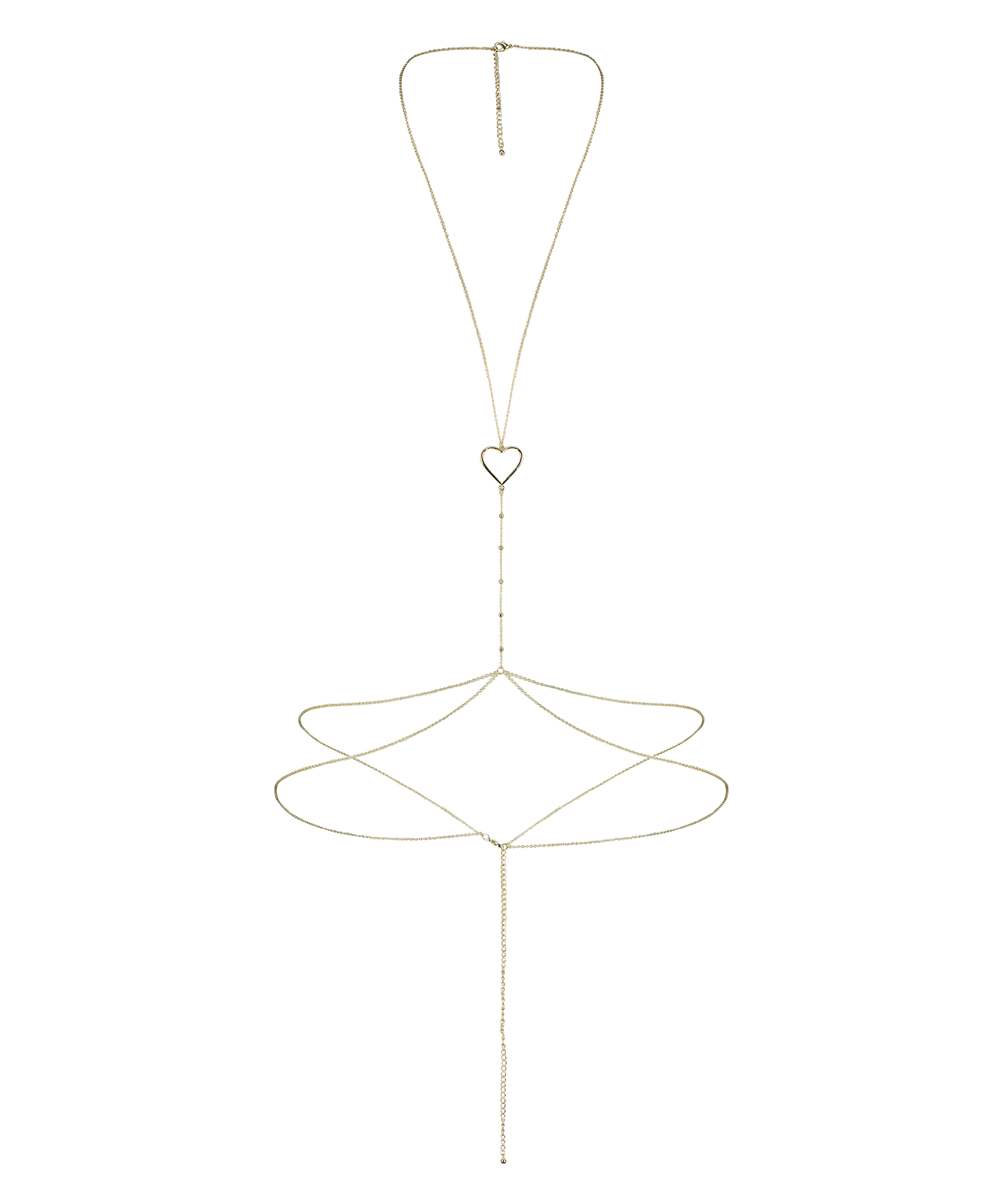 Harness body chain, Yellow, main