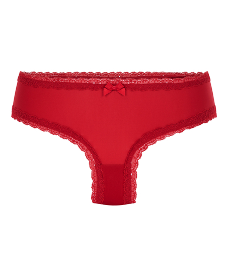 London V-shaped Brazilian, Red