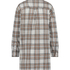 Boyfriend Check Nightshirt, Beige