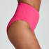 Scallop High Waist Rio Bikini Bottom, Pink