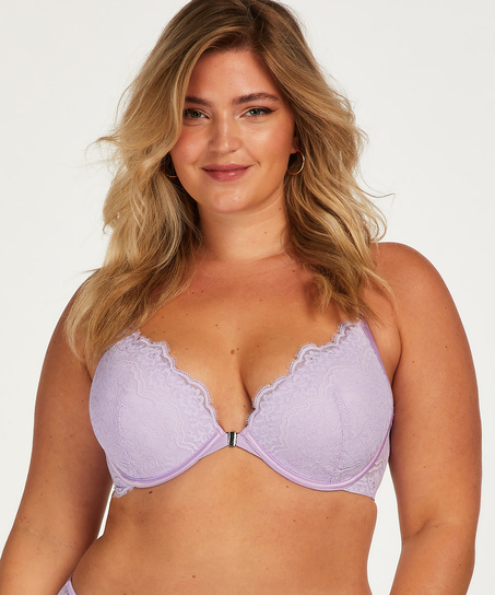 Blaise Padded Push-Up Underwired Bra, Purple