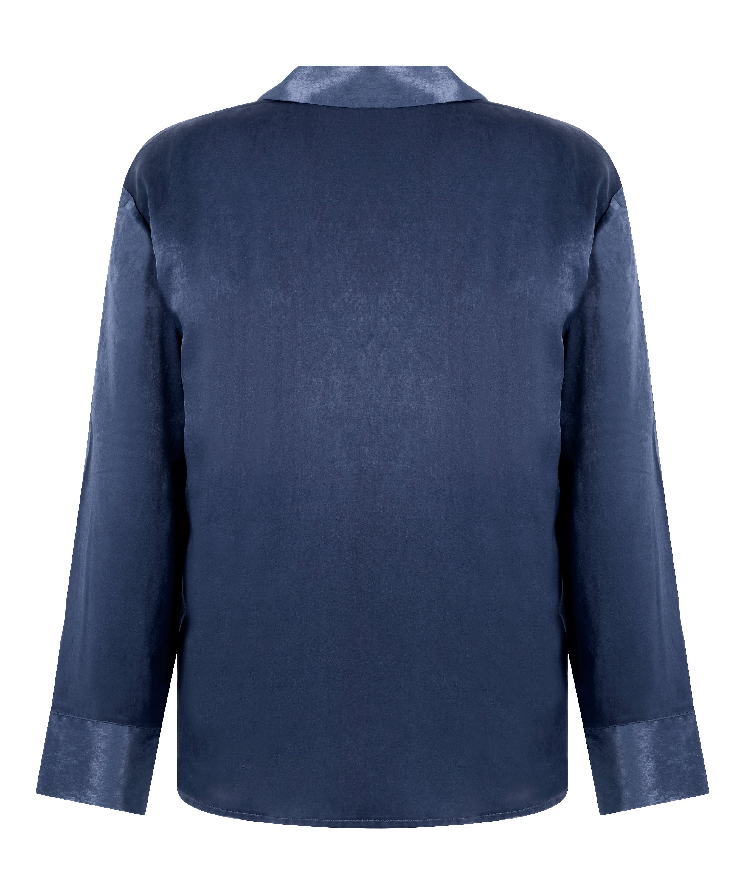 Ayla Satin Long-Sleeved Jacket, Blue, main