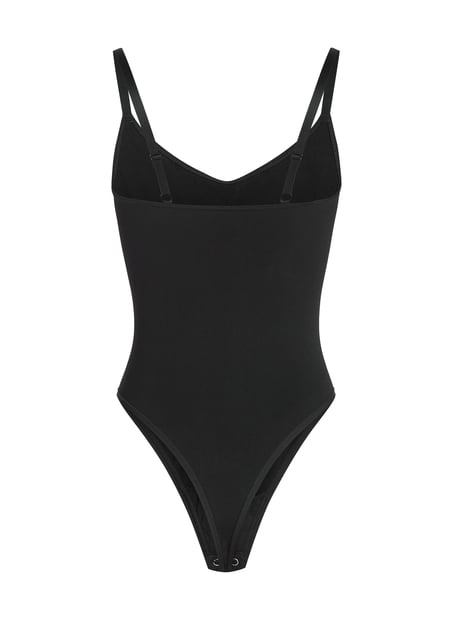 Seamless Enhancing High Leg Body, Black