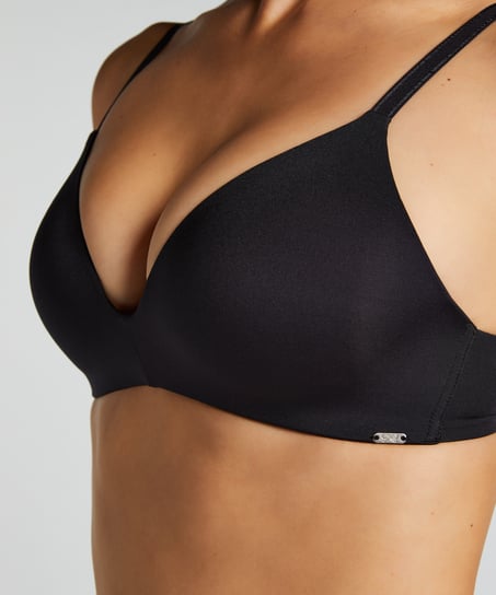 Mona padded non-underwired bra, Black