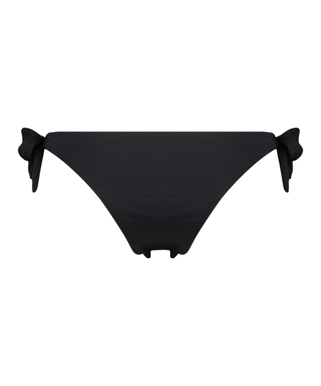 Scallop Goddess Brazilian bikini bottom, Black