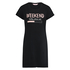 Round Neck Nightshirt, Black